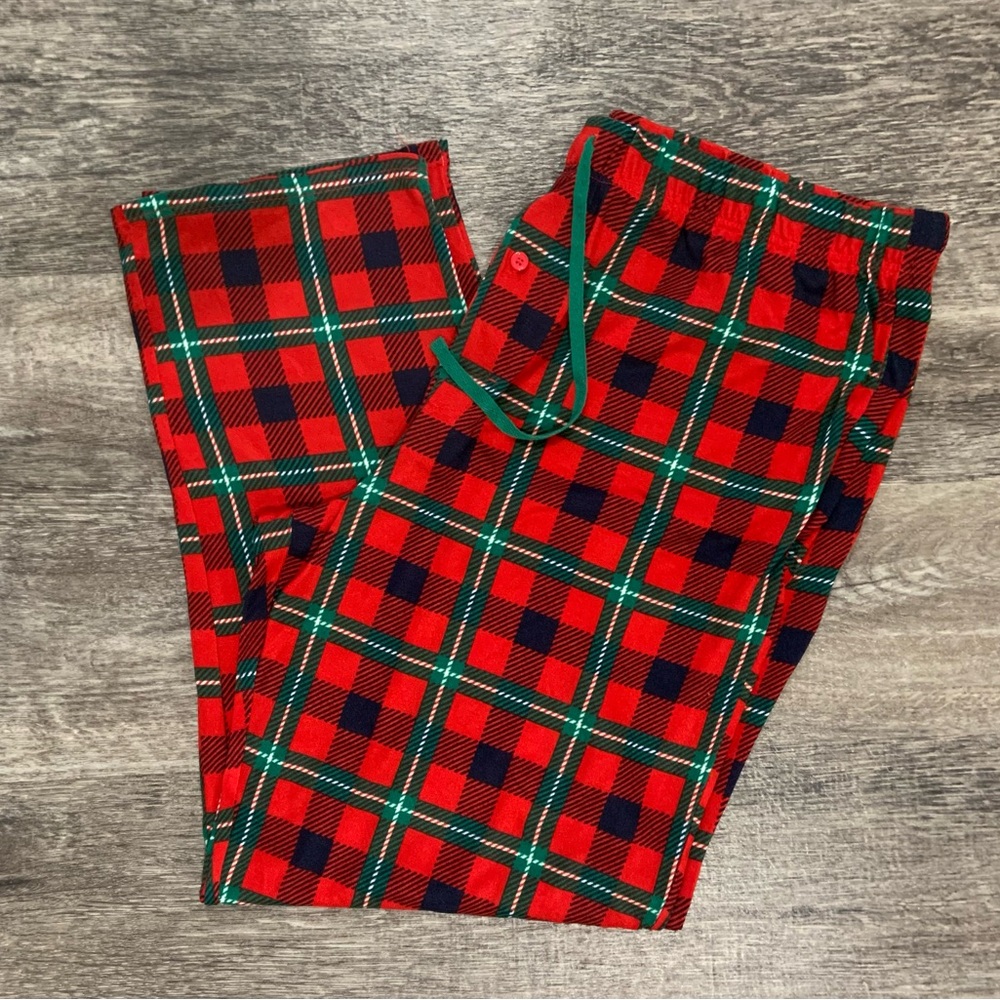 Member's Mark Men’s Plaid Silky Fleece Pajama Pants, Size XXL/2XL- BNWOT